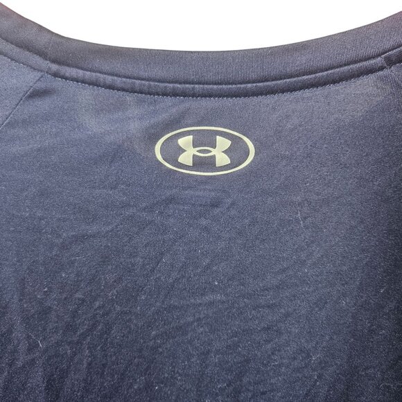 Under Armour United States Naval Academy Long Sleeve Shirt 2XL Navy Loose Fit - Picture 5 of 6